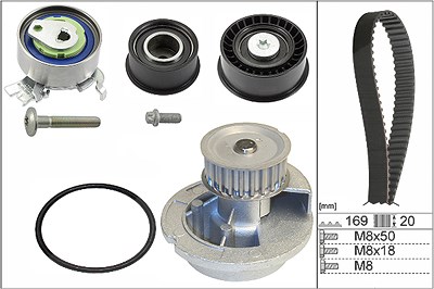 Schaeffler Ina Wasserpumpe + Zahnriemensatz [Hersteller-Nr. 530007831] für Opel, Vauxhall von Schaeffler INA