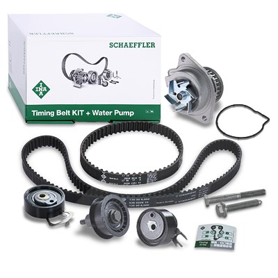 Schaeffler Ina Wasserpumpe + Zahnriemensatz [Hersteller-Nr. 530053830] für Seat, Skoda, VW von Schaeffler INA