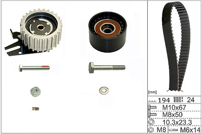 Schaeffler Ina Zahnriemensatz [Hersteller-Nr. 530056110] für Alfa Romeo, Chrysler, Fiat, Jeep, Lancia, Opel, Suzuki, Vauxhall von Schaeffler INA