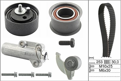 Schaeffler Ina Zahnriemensatz [Hersteller-Nr. 530017910] für Audi, Skoda, VW von Schaeffler INA