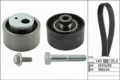 Schaeffler Ina Zahnriemensatz [Hersteller-Nr. 530044010] für Citroën, Fiat, Peugeot, Toyota von Schaeffler INA