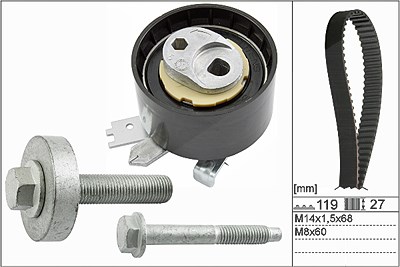 Schaeffler Ina Zahnriemensatz [Hersteller-Nr. 530060710] für Dacia, Infiniti, Mercedes-Benz, Nissan, Renault von Schaeffler INA