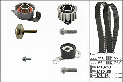Schaeffler Ina Zahnriemensatz [Hersteller-Nr. 530010410] für Ford, Mazda von Schaeffler INA