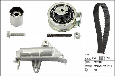 Schaeffler Ina Zahnriemensatz [Hersteller-Nr. 530017710] für Audi, Ford, Seat, VW von Schaeffler INA