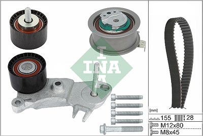 Ina Zahnriemensatz [Hersteller-Nr. 530076210] für Volvo von INA