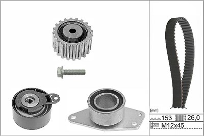 Schaeffler Ina Zahnriemensatz [Hersteller-Nr. 530035710] für Renault von Schaeffler INA