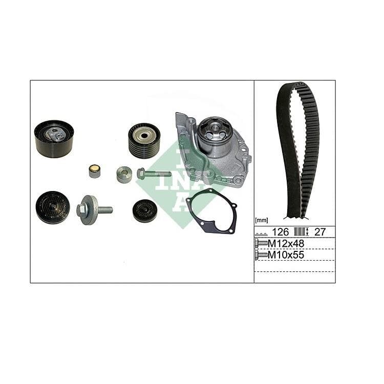 Ina Zahnriemensatz mit Wasserpumpe Renault Clio Laguna II Megane II Scenic II Ina Zahnriemensatz mit Wasserpumpe Renault Clio Laguna II Megane II Scenic II von INA
