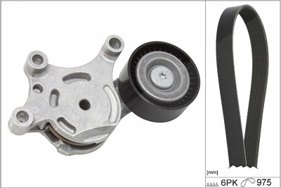 Schaeffler Ina Keilrippenriemensatz [Hersteller-Nr. 529026110] für Citroën, Ds, Ford, Mazda, Peugeot, Volvo von Schaeffler INA