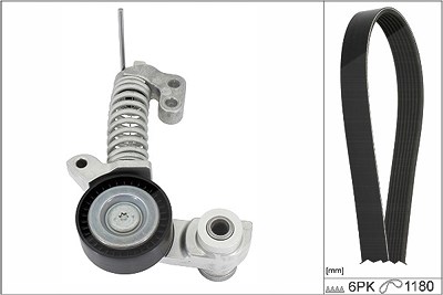 Schaeffler Ina Keilrippenriemensatz [Hersteller-Nr. 529037410] für Volvo von Schaeffler INA