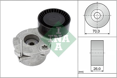 Schaeffler Ina Riemenspanner, Keilrippenriemen [Hersteller-Nr. 534063010] für Audi, VW von Schaeffler INA