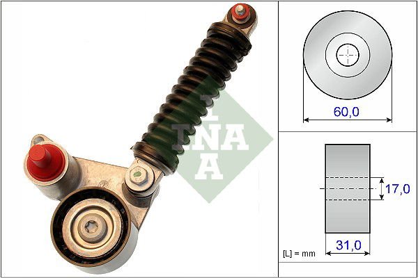 Riemenspanner, Keilrippenriemen INA 533 0107 10 Riemenspanner, Keilrippenriemen INA 533 0107 10 von INA