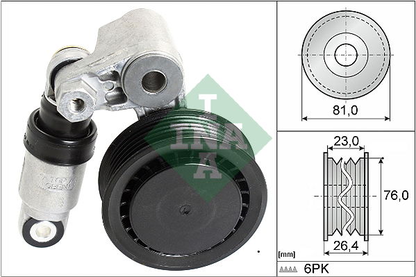 Riemenspanner, Keilrippenriemen INA 534 0011 10 von INA