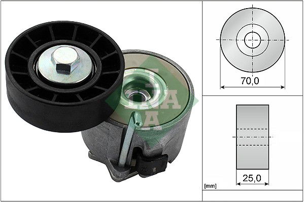 Riemenspanner, Keilrippenriemen INA 534 0280 10 von INA