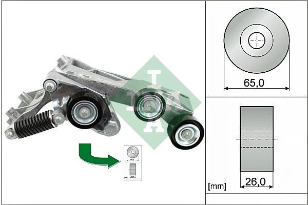Riemenspanner, Keilrippenriemen INA 534 0446 10 Riemenspanner, Keilrippenriemen INA 534 0446 10 von INA