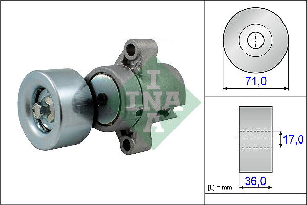 Riemenspanner, Keilrippenriemen INA 534 0453 10 Riemenspanner, Keilrippenriemen INA 534 0453 10 von INA