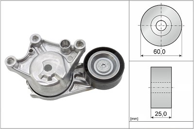 Schaeffler Ina Spannarm, Keilrippenriemen [Hersteller-Nr. 534065410] für Citroën, Ds, Opel, Peugeot, Toyota, Vauxhall von Schaeffler INA
