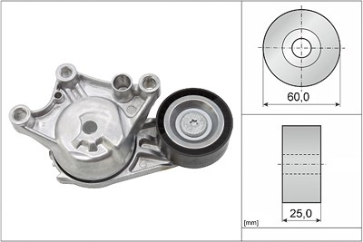 Ina Spannarm, Keilrippenriemen [Hersteller-Nr. 534065410] für Citroën, Ds, Opel, Peugeot von INA