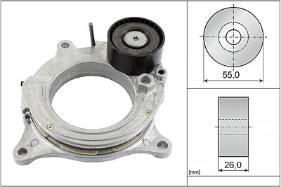 Ina Spannarm, Keilrippenriemen [Hersteller-Nr. 534069210] für BMW, Mini von INA