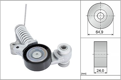 Ina Spannarm, Keilrippenriemen [Hersteller-Nr. 534070210] für Volvo von INA