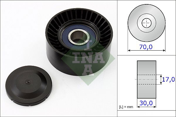 Spannrolle, Keilrippenriemen INA 531 0873 10 von INA