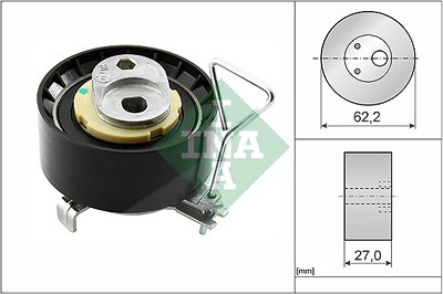 Ina Spannrolle, Zahnriemen [Hersteller-Nr. 531092810] für Volvo von INA