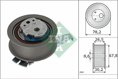 Schaeffler Ina Spannrolle, Zahnriemen [Hersteller-Nr. 531096210] für Audi, Cupra, Seat, Skoda, VW von Schaeffler INA