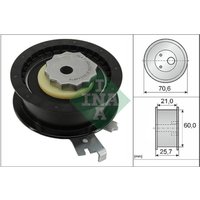 Spannrolle, Zahnriemen INA 531 0882 10 von INA