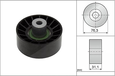 Schaeffler Ina Umlenk-/Führungsrolle, Keilrippenriemen [Hersteller-Nr. 532077610] für Ford von Schaeffler INA