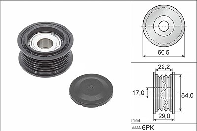 Schaeffler Ina Umlenk-/Führungsrolle, Keilrippenriemen [Hersteller-Nr. 532085410] für Audi, VW von Schaeffler INA