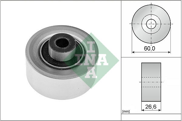 Umlenk-/Führungsrolle, Keilrippenriemen INA 532 0311 10 von INA