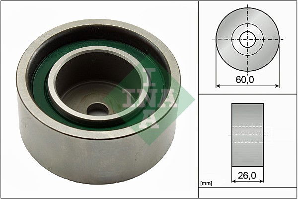 Umlenk-/Führungsrolle, Keilrippenriemen INA 532 0367 20 von INA