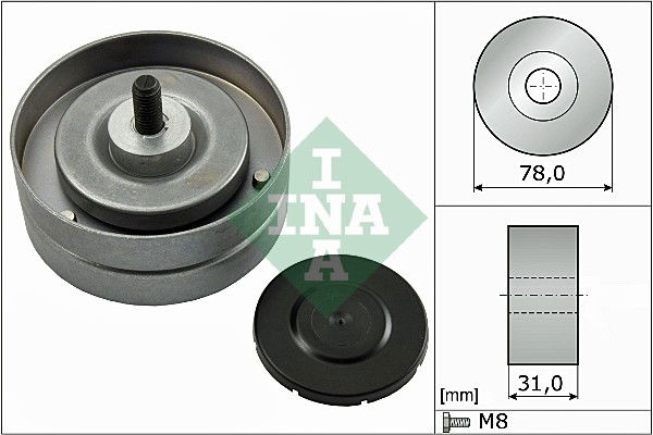 Umlenk-/Führungsrolle, Keilrippenriemen INA 532 0463 10 Umlenk-/Führungsrolle, Keilrippenriemen INA 532 0463 10 von INA