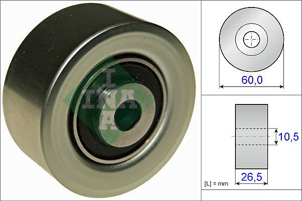Umlenk-/Führungsrolle, Keilrippenriemen INA 532 0561 10 Umlenk-/Führungsrolle, Keilrippenriemen INA 532 0561 10 von INA