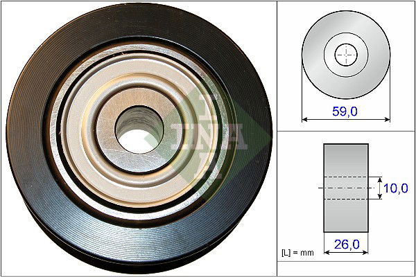 Umlenk-/Führungsrolle, Keilrippenriemen INA 532 0737 10 Umlenk-/Führungsrolle, Keilrippenriemen INA 532 0737 10 von INA