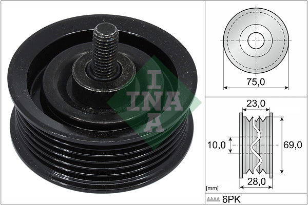 Umlenk-/Führungsrolle, Keilrippenriemen INA 532 0744 10 Umlenk-/Führungsrolle, Keilrippenriemen INA 532 0744 10 von INA