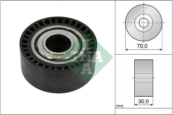 Umlenk-/Führungsrolle, Keilrippenriemen INA 532 0923 10 von INA