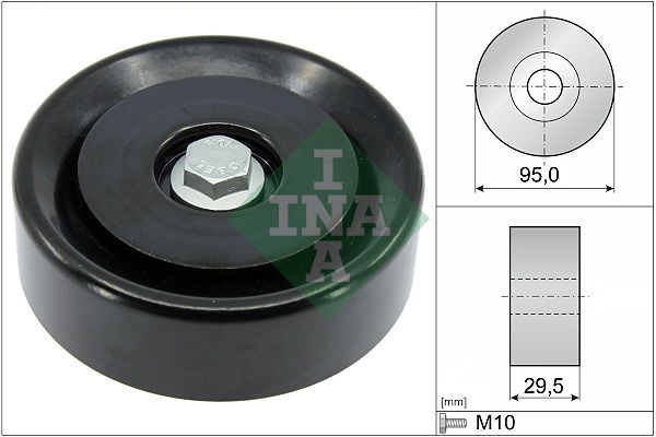 Umlenk-/Führungsrolle, Keilrippenriemen INA 532 0959 10 von INA