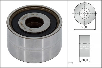 Schaeffler Ina Umlenk-/Führungsrolle, Zahnriemen [Hersteller-Nr. 532088510] für Opel, Vauxhall von Schaeffler INA