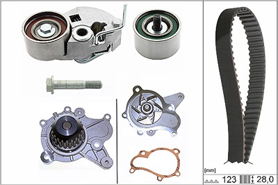 Schaeffler Ina Wasserpumpe + Zahnriemensatz [Hersteller-Nr. 530054231] für Hyundai, Kia von Schaeffler INA