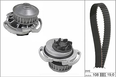 Ina Wasserpumpe + Zahnriemensatz [Hersteller-Nr. 530071730] für Audi, VW von INA