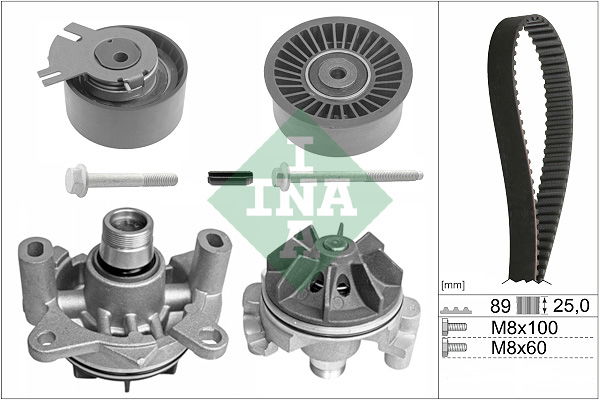 Wasserpumpe + Zahnriemensatz INA 530 0198 30 Wasserpumpe + Zahnriemensatz INA 530 0198 30 von INA