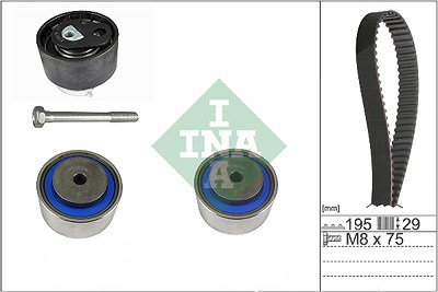 Schaeffler Ina Zahnriemensatz [Hersteller-Nr. 530076510] für Citroën, Jaguar, Land Rover, Peugeot von Schaeffler INA