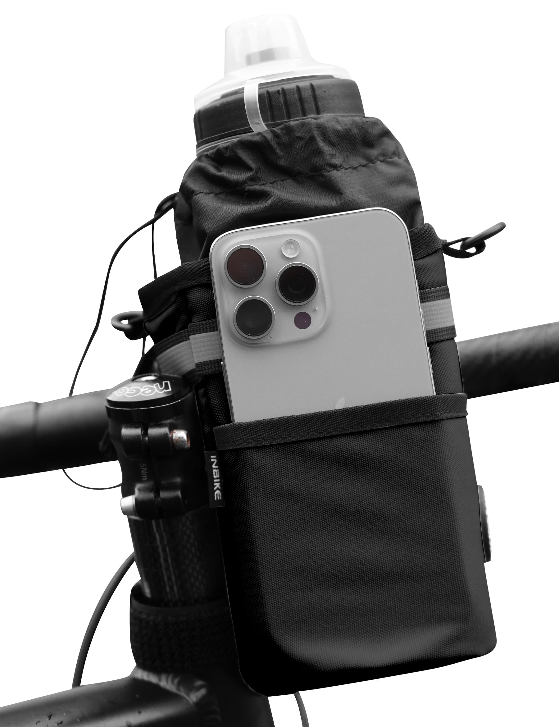 INBIKE Lenkertasche Fahrrad Flaschenhalter ohne Schrauben Fahrradtasche Vorne Lenker E-Bike Rennrad Getränkehalter Trinkflasche, Handy, Verpflegung, Kamera usw. Nylon Schwarz INBIKE Lenkertasche Fahrrad Flaschenhalter ohne Schrauben Fahrradtasche Vorne Lenker E-Bike Rennrad Getränkehalter Trinkflasche, Handy, Verpflegung, Kamera usw. Nylon Schwarz von INBIKE
