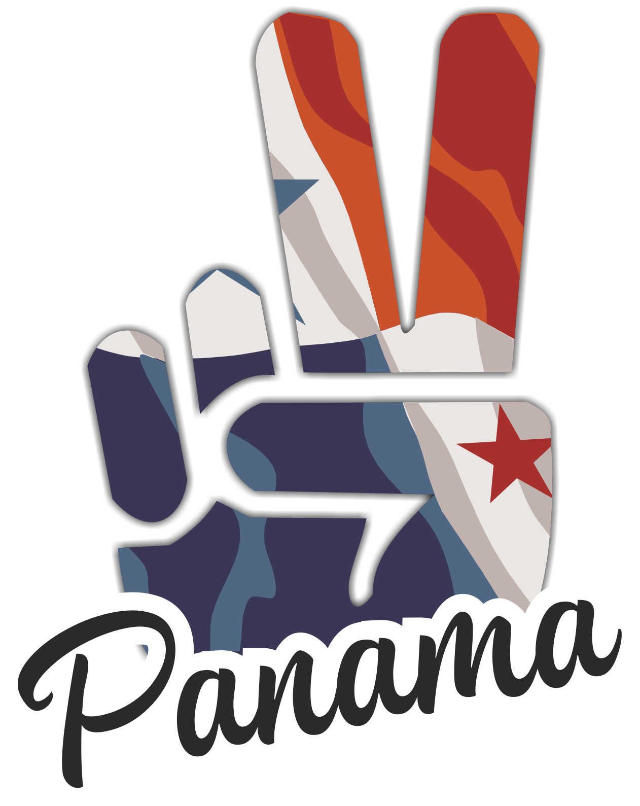 INDIGOS UG - Aufkleber - Autoaufkleber - Sticker - Panama - Victory - Sieg - Heckscheibe, Kofferraum - 10x8cm von INDIGOS UG