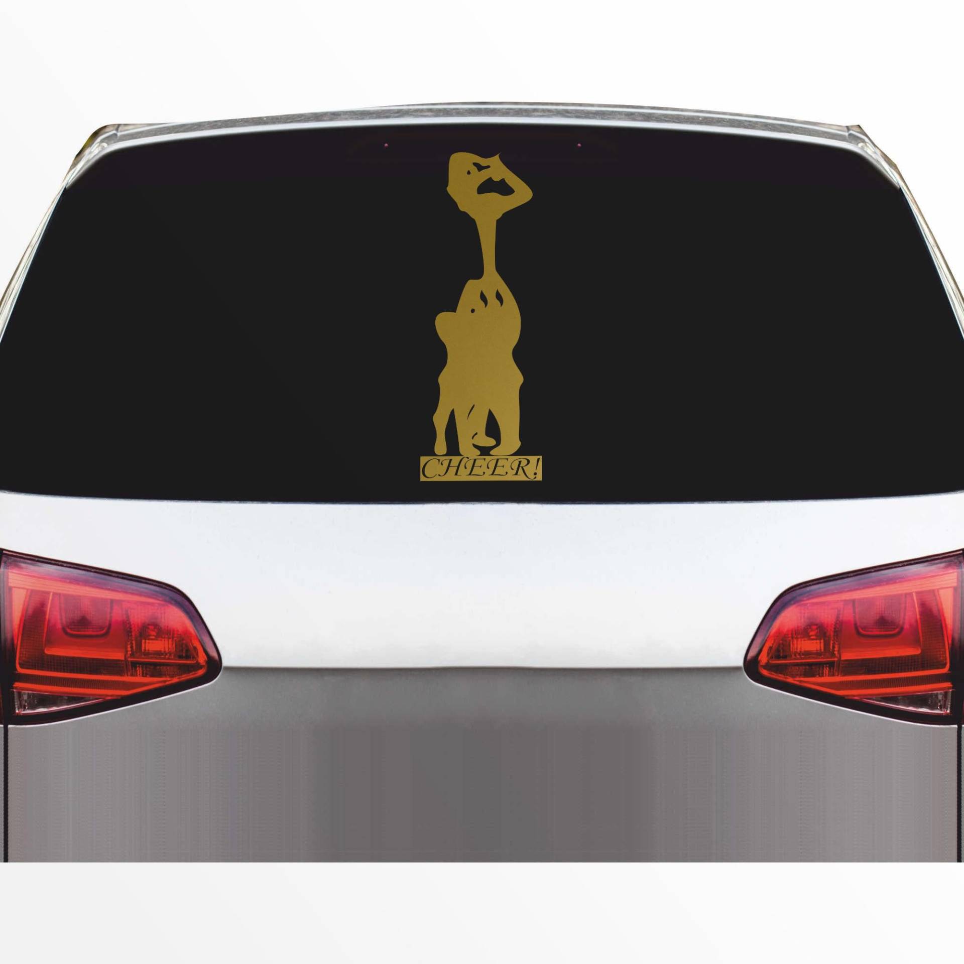 INDIGOS UG - Aufkleber - Autoaufkleber - 177x600 mm - JDM - Die Cut - Cheerleader - Gold - Tuning - Sticker - Heckscheibe - Auto - Fahrrad - Motorrad INDIGOS UG - Aufkleber - Autoaufkleber - 177x600 mm - JDM - Die Cut - Cheerleader - Gold - Tuning - Sticker - Heckscheibe - Auto - Fahrrad - Motorrad von INDIGOS UG
