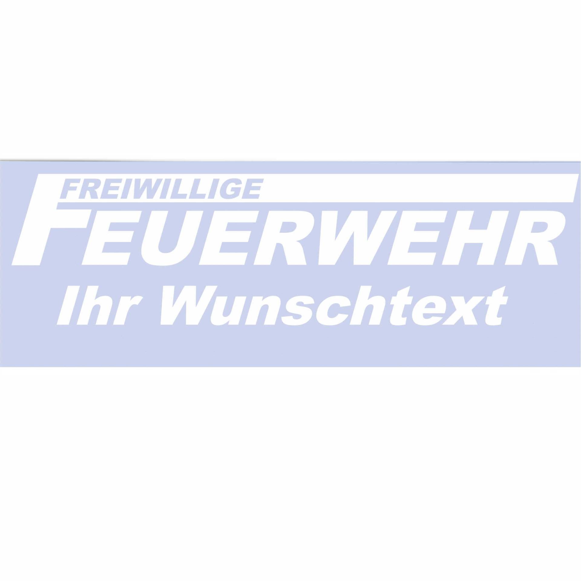 INDIGOS UG - Aufkleber - Autoaufkleber - Freiwillige Feuerwehr mit Wunschtext individuell personalisiert - weiß 500 mm - selbstklebend - Auto, LKW, Boot, löschen - Bergen - Tuning - Heckscheibe INDIGOS UG - Aufkleber - Autoaufkleber - Freiwillige Feuerwehr mit Wunschtext individuell personalisiert - weiß 500 mm - selbstklebend - Auto, LKW, Boot, löschen - Bergen - Tuning - Heckscheibe von INDIGOS UG