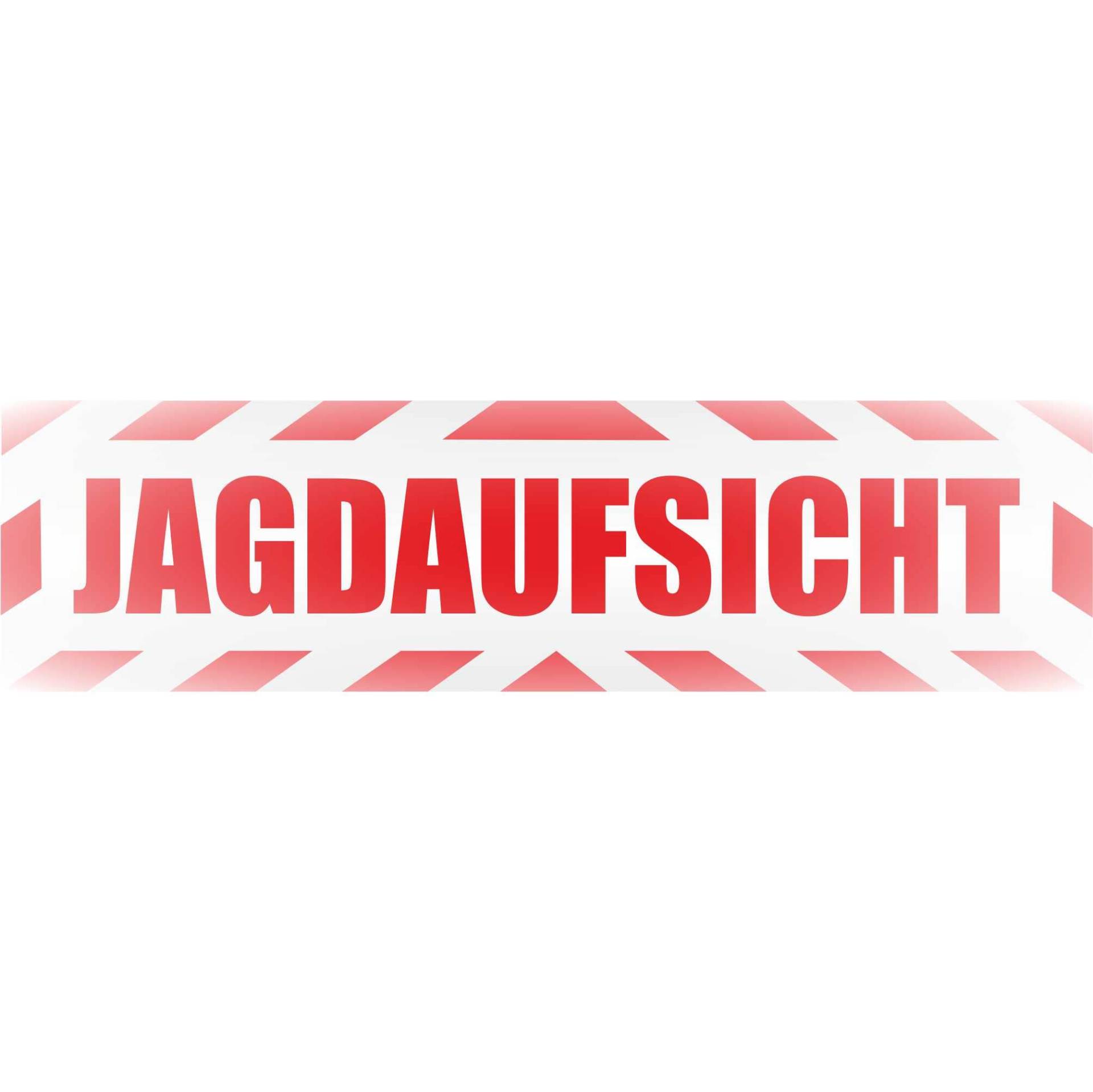 INDIGOS UG - Magnetschild Jagdaufsicht mit Rahmen 45 x 12 cm reflektierend - Magnetfolie für Auto - LKW - Truck - Baustelle - Firma von INDIGOS UG