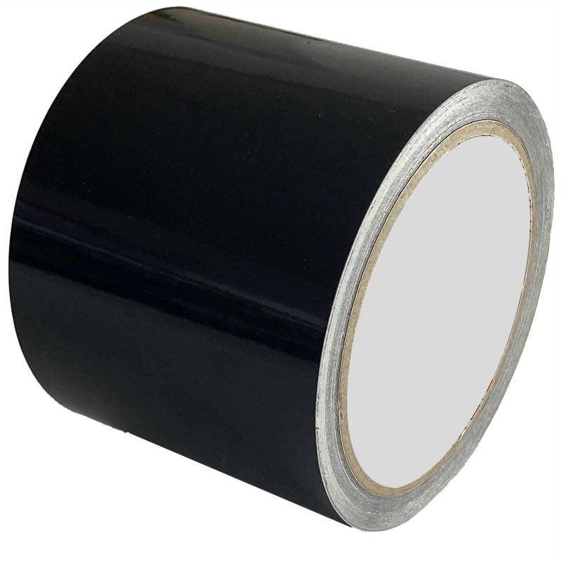 INDIGOS UG - Klebeband hellgrau glänzend - 10m x 100mm - Zierstreifen Auto Zubehör - Felgenaufkleber Motorrad - Autofolie - Boot Modellbau - Dekorstreifen Seitenstreifen Tuning von INDIGOS UG