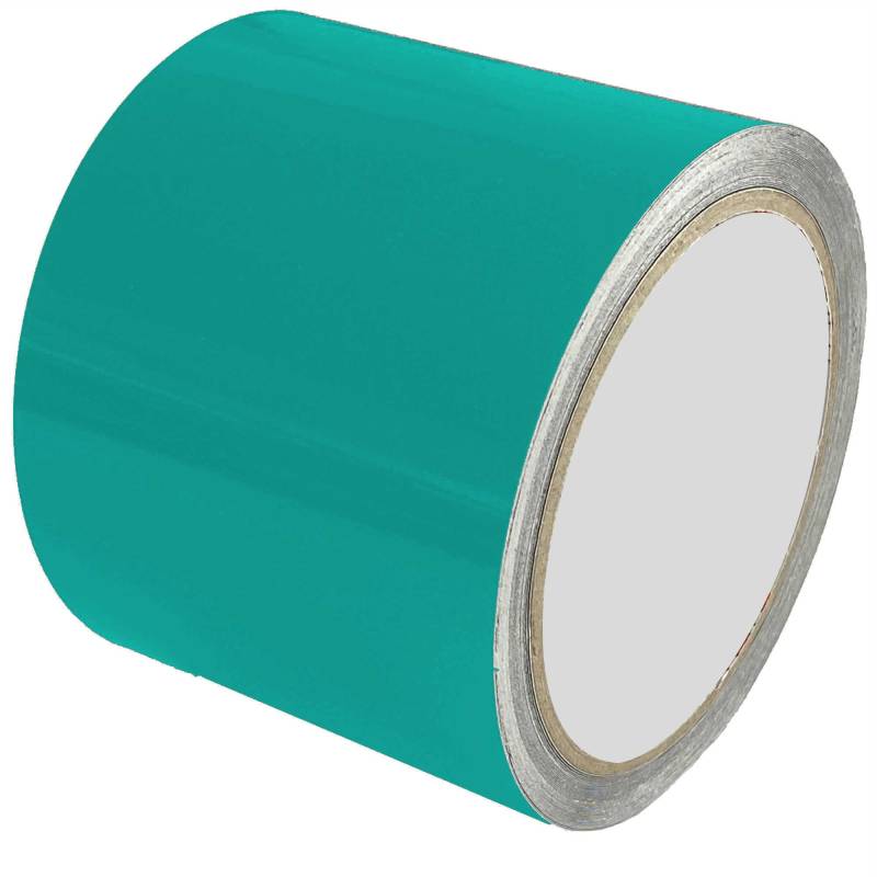 INDIGOS UG - Klebeband Mint glänzend - 10m x 80mm - Zierstreifen Auto Zubehör - Felgenaufkleber Motorrad - Autofolie - Boot Modellbau - Dekorstreifen Seitenstreifen Tuning von INDIGOS UG