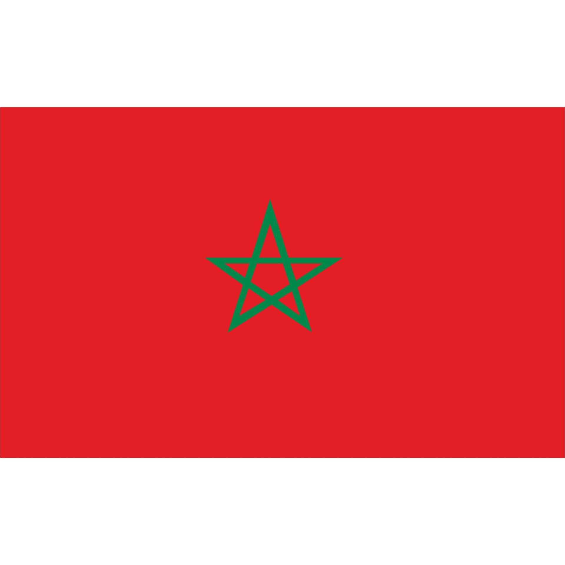 Autoaufkleber - Aufkleber Fahne A-LS120 Marocco - Marokko 15 cm farbig - bunt - wehend von INDIGOS